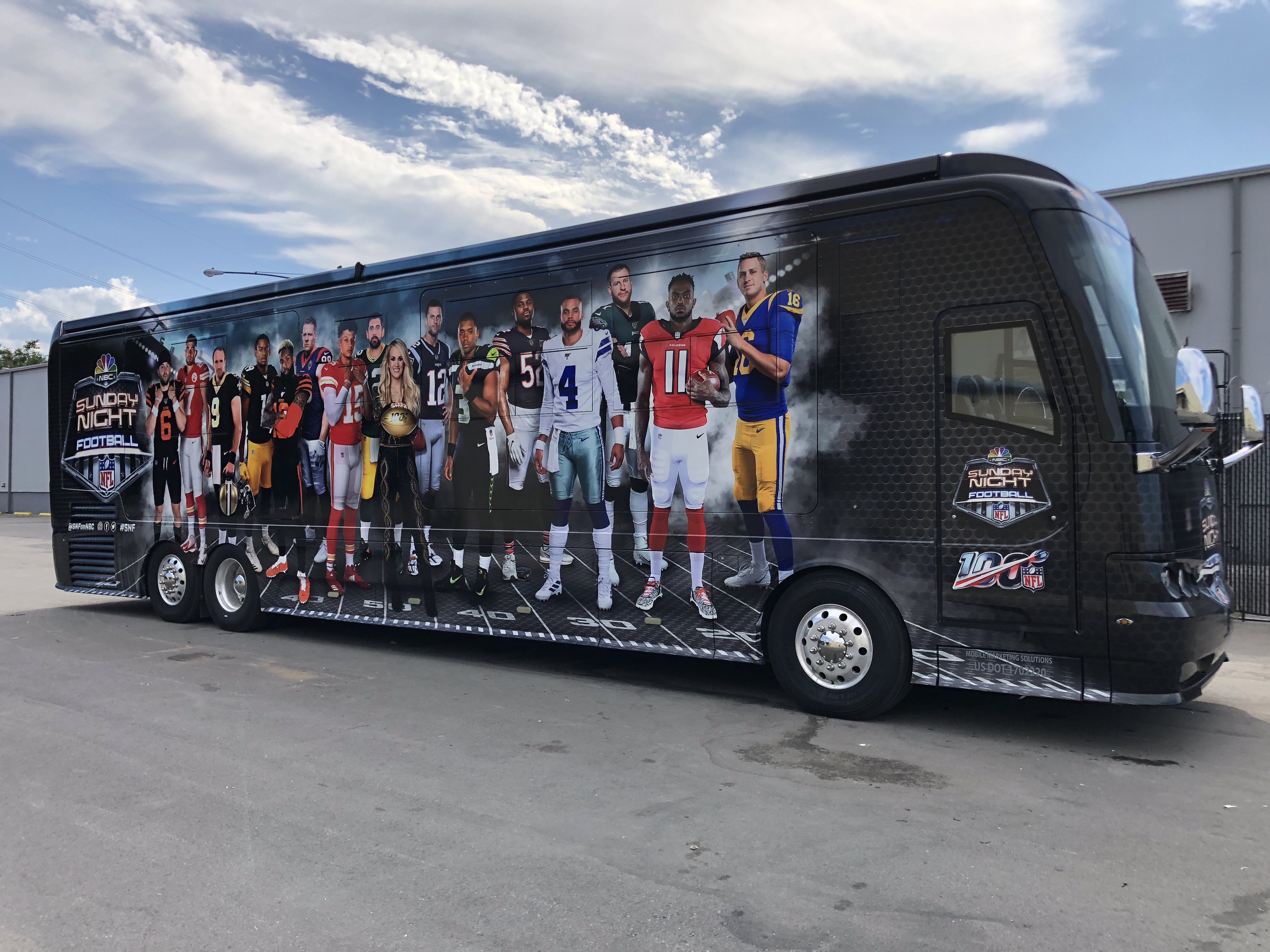 Sunday Night Football Bus