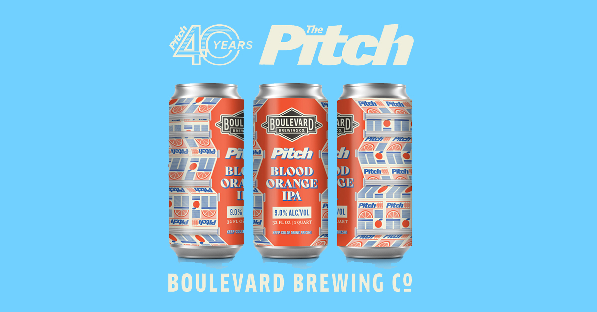 The Pitch Blood Orange IPA crowler beer