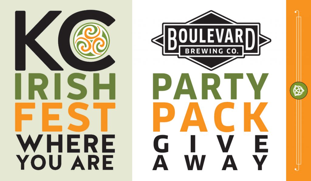 KC Irish Fest Patio Party at Home Sweepstakes Boulevard Brewing Company