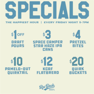 Happiest Hour Specials - May