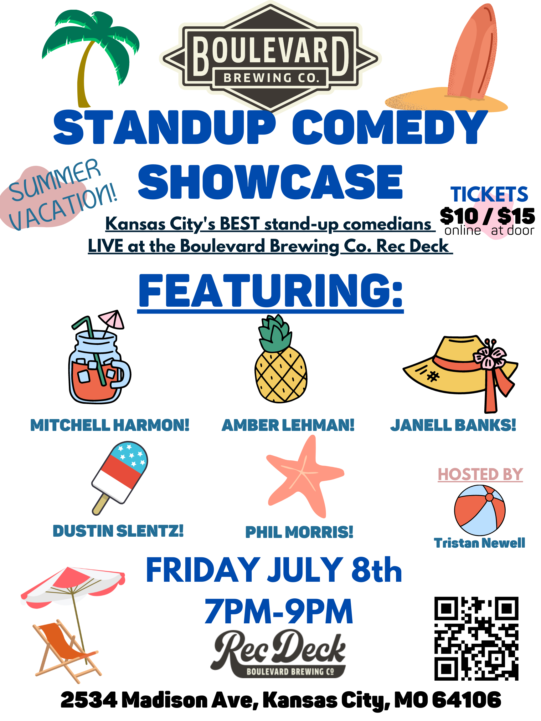 Tours & Rec Summer Comedy Show