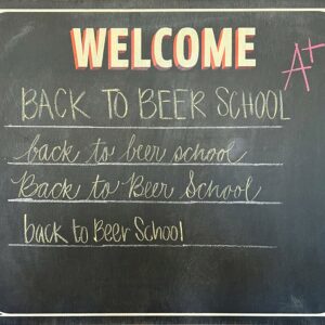 Back to School Beer School