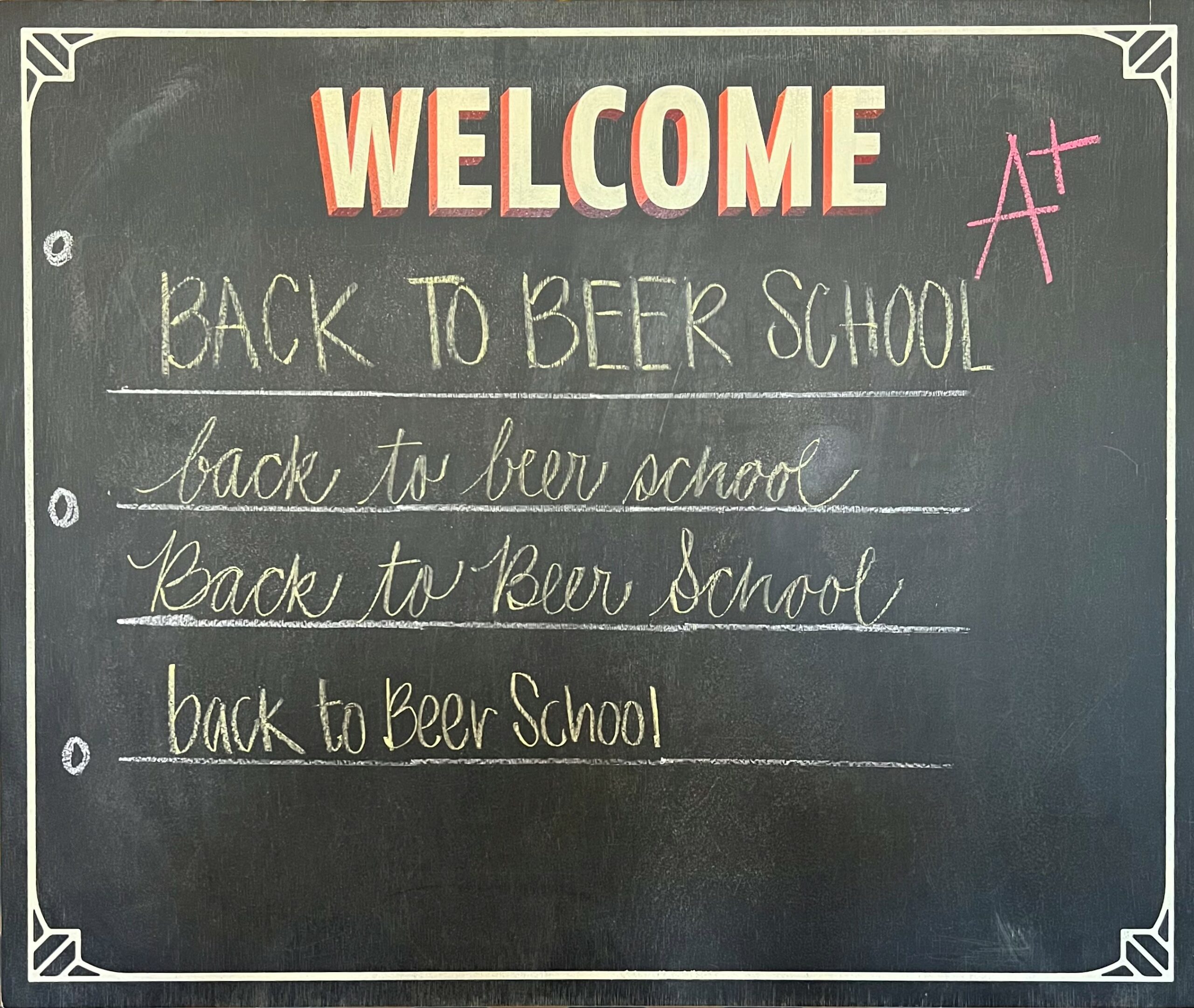 Back to School Beer School