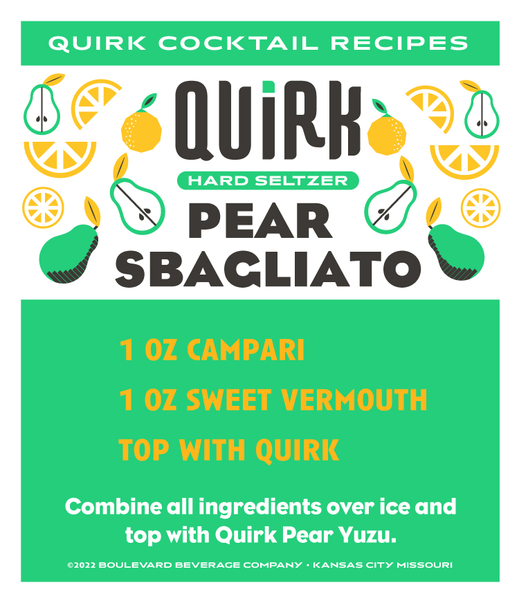 Quirktails Quirk Hard Seltzer cocktail recipes Boulevard Brewing
