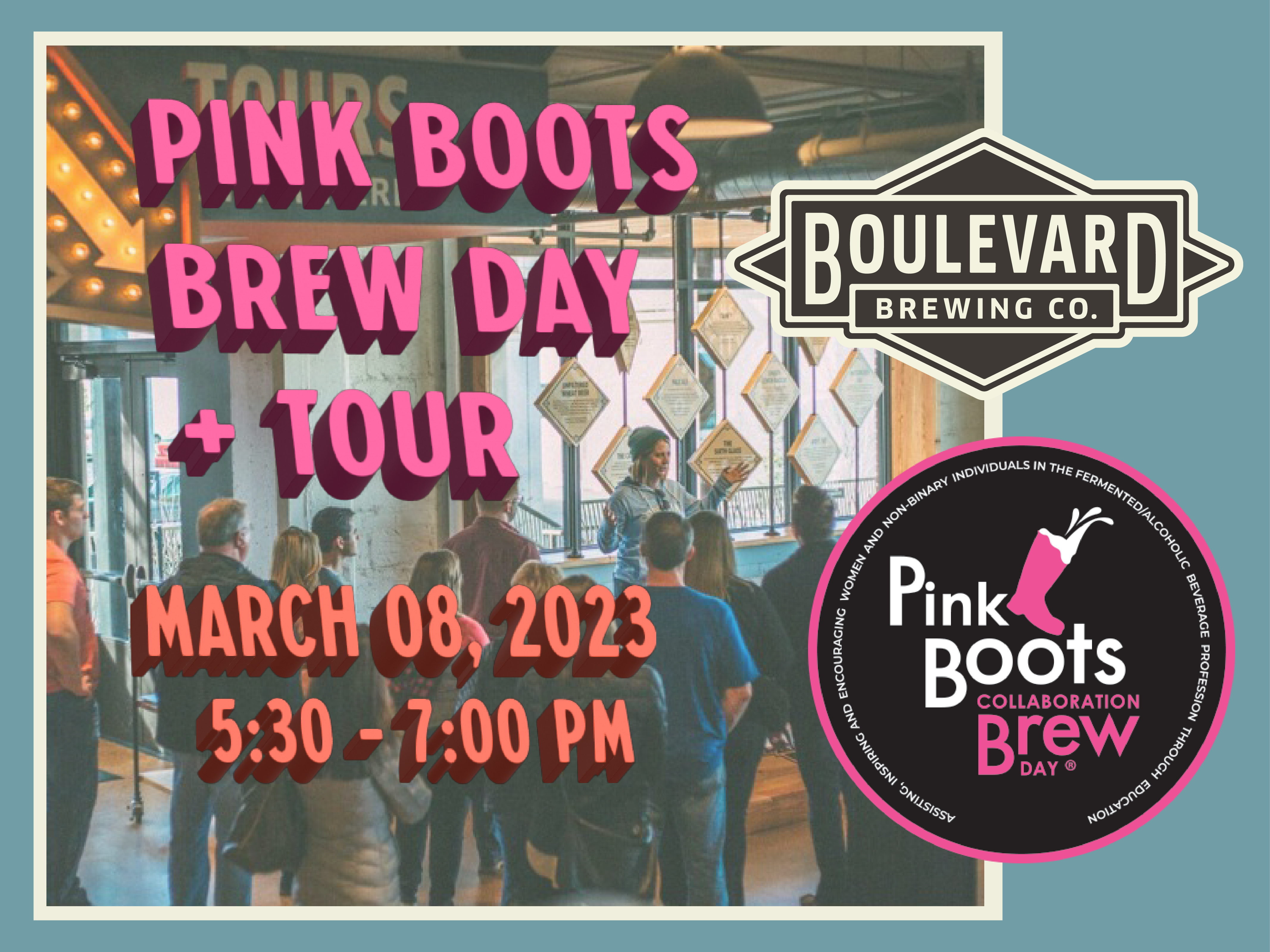 Pink Boots Brew Day + Tour Boulevard Brewing Company