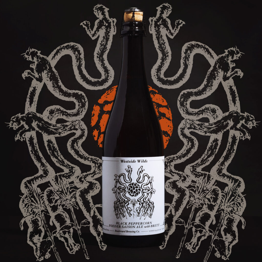 Westside Wilds Black Peppercorn Foeder Saison Ale with Brett