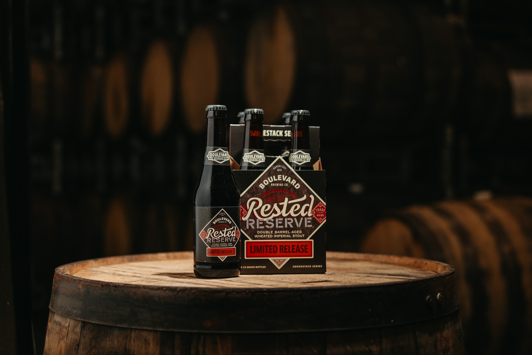 Rested Reserve - Double Barrel-Aged Wheated Imperial Stout 