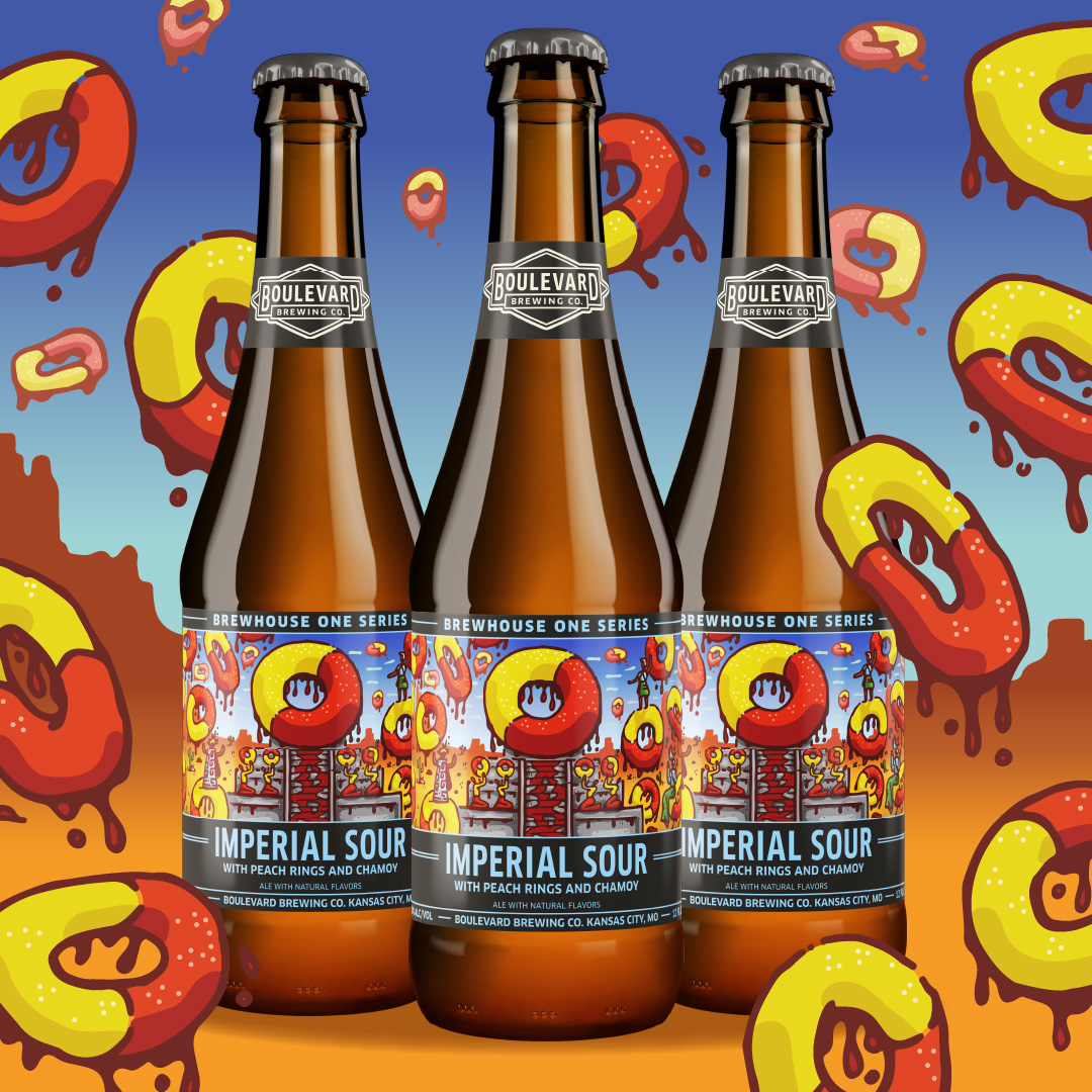 Beer Release Party Imperial Sour Ale with Peach Rings & Chamoy Boulevard Brewing Company