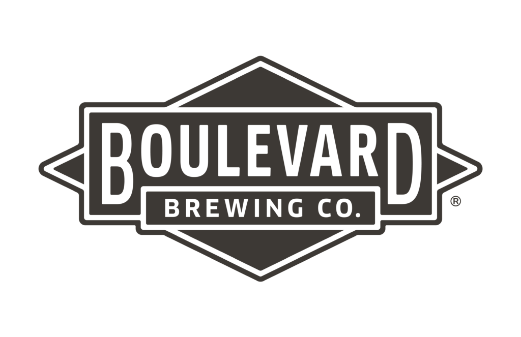 Logo of Boulevard Brewing Co. It features the word "Boulevard" in bold black letters on a diamond-shaped background, with "Brewing Co." below it in a smaller font. The logo has a clean and simple design.